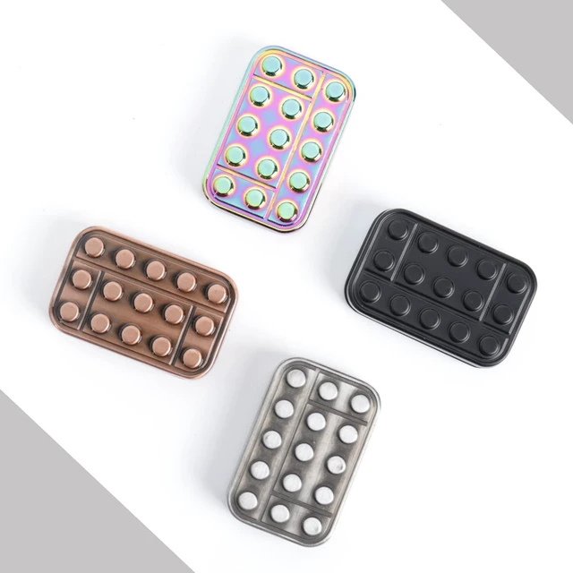 Alt view image 7 of 7 - Fidget Toys Adults Magnetic Desk Toy Metal Fidgets Slider, Stress Relief Sensory Toys for Autism ADHD Anxiety, Stocking Stuffers Gifts for Men Women