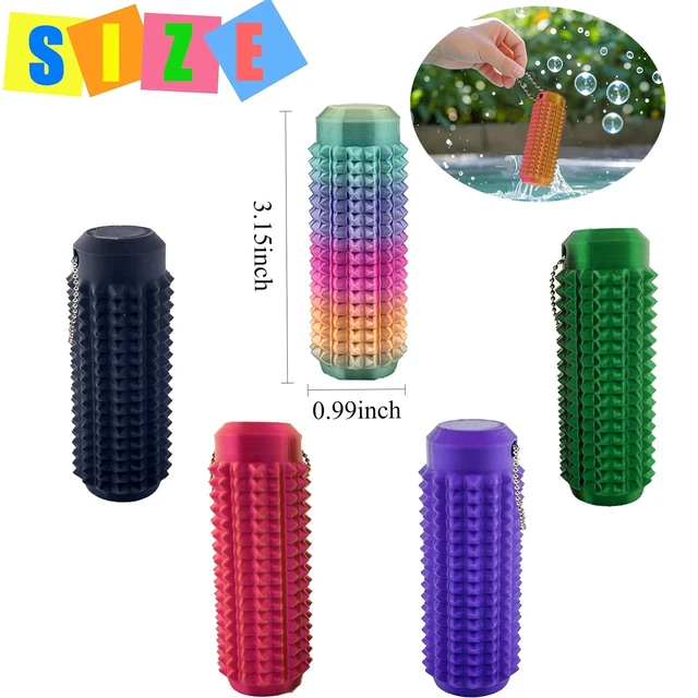Alt view image 5 of 7 - Little Ouchies Fidget, Pain Stim Fidget Keychain, Spiky Fidget Toys | Portable Stim Tool, Pocket Mini 3D Printed Keychain, Spiky Grippie Stim Sensory Toys, Anxiety Relief Gifts for Kids