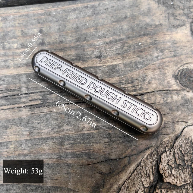 Alt view image 2 of 6 - EDC Fidget Slider Spinning Stress Relief Adults ADHD Metal Toys | Stress Relief, Adults, Fidget Toy, Metal, Men Gifts