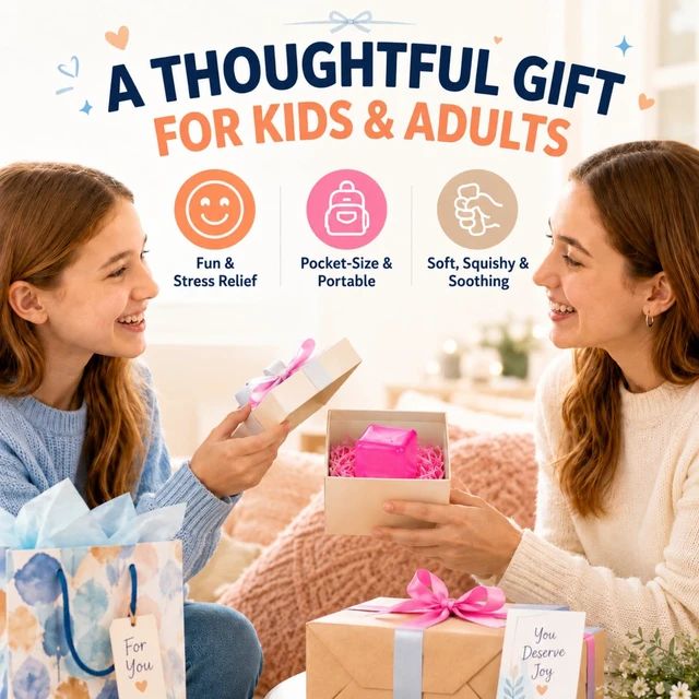 Alt view image 7 of 7 - Cube Squishy Stress Cube Toy, 1.97in(5cm) Squeeze Cube(Pink) | Slow-Rise Sensory Fidget Cube for Stress Relief,Cube Squishy Stress Ball, Stress Relief Cube for Kids,Youth,Adult(Pink)