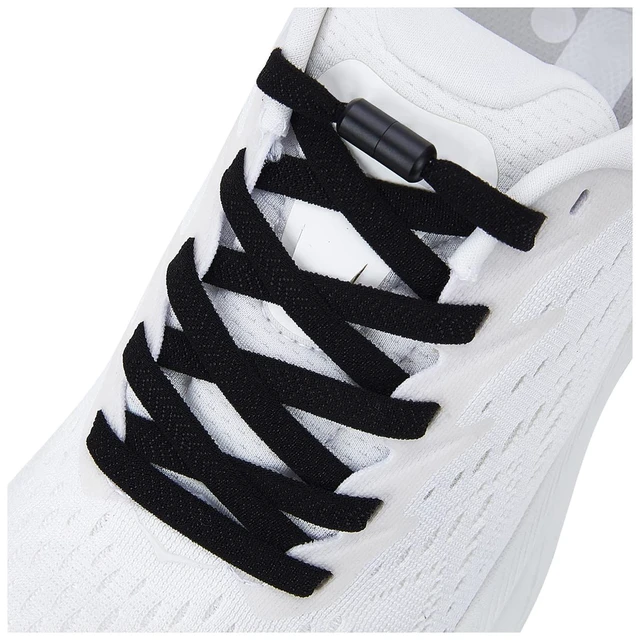 Main image of Elastic Shoe Laces - Elastic No Tie Shoelaces for Adults & Kids Shoes Black
