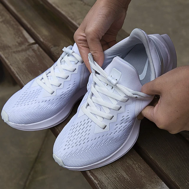 Alt view image 3 of 6 - Elastic Shoe Laces - Elastic No Tie Shoelaces for Adults & Kids Shoes Black