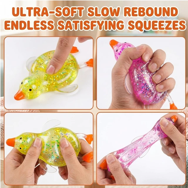 Alt view image 4 of 7 - Duck Decoration,Duck Ornament, Soft Textured, Portable Squeeze Ball for Classroom Breaks, Entertainment and Commutes