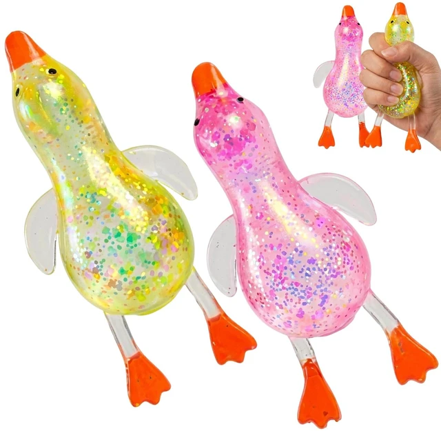 Main image of Duck Decoration,Duck Ornament, Soft Textured, Portable Squeeze Ball for Classroom Breaks, Entertainment and Commutes