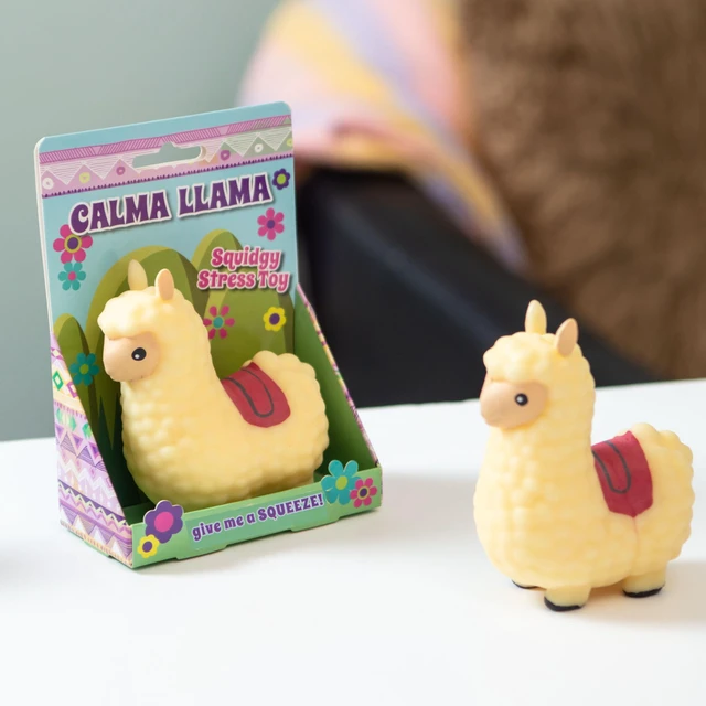 Alt view image 5 of 6 - Calma Llama Stress Relief Toy | Unique Stress Balls for Adults & Teenagers - Animal Squishy Fidget Toys for Anxiety - Cool Desk Accessories | Cute Stocking Stuffer Llama Gifts