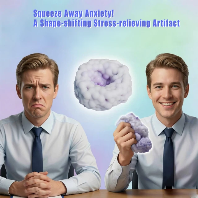 Alt view image 4 of 7 - Squishy Stress Ball & Crunchy Stress Ball, ASMR Toy for Kids Adults | Crunchy Squishy Stress Ball ASMR Smoothie Squeeze Toy Soft Fidget Ball For Quick Anxiety Relief Kids & Adults Party Favors