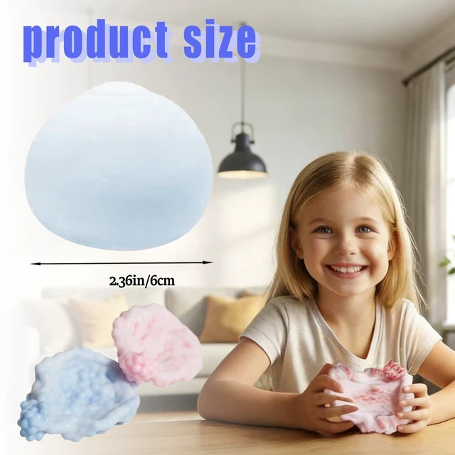 Alt view image 6 of 7 - Squishy Stress Ball & Crunchy Stress Ball, ASMR Toy for Kids Adults | Crunchy Squishy Stress Ball ASMR Smoothie Squeeze Toy Soft Fidget Ball For Quick Anxiety Relief Kids & Adults Party Favors