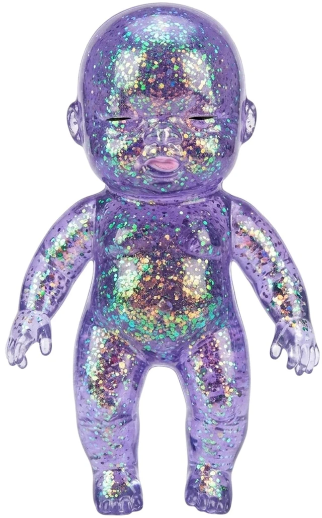 Main image of Babies Glitter for Stress Relief and Home Decoration, Natasha Doll Squishy 12 cm Collectible