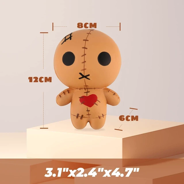 Alt view image 3 of 7 - 4.7 Inches Voodoo Dolls Squishies Ghost Doll Halloween Kawaii Soft Slow Rising Scented Squishies Stress Relief Kids Stress Relief Kid's Toys