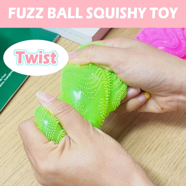 Alt view image 6 of 6 - Ball Squishy Stress Ball,Soft Slow-Rise Sensory Fidget Toy for Adults | Calming Squeeze Ball for Anxiety Relief, Hand Flexibility & Focus Enhancement (Pink)