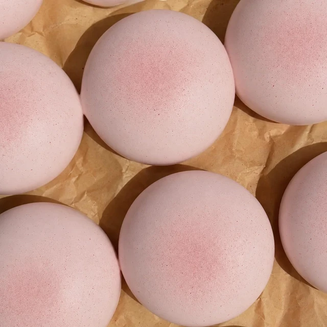 Alt view image 6 of 6 - Bread Squishy Fidget Toys,Foam Cheese Slow Rising Squeeze Toy,Realistic Food Moist and Soft Stress Balls,Sensory Stress Relief & Fidget Toys for ADHD,Party Favor Gift (Pink)