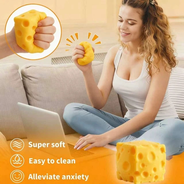 Alt view image 5 of 7 - Squeeze Toy, Easter Basket Stuffers for Kids Teens, Soft Simulation Food Squeeze Toy, Cute Desk Decor, Birthday Gift for Girls Boys, Office Classroom Fidget Pack
