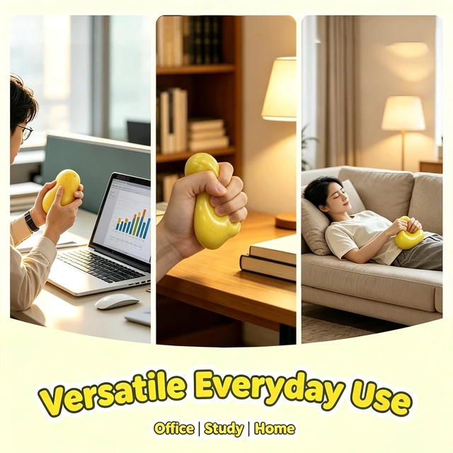 Alt view image 4 of 6 - Squishy Stress Ball, Ultra Soft Realistic Food Squishies for Anxiety Relief, Office Desk Fidget