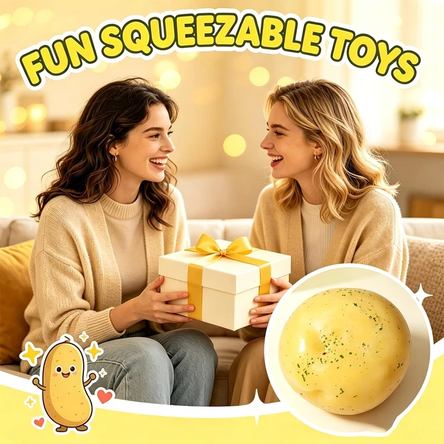 Alt view image 5 of 6 - Squishy Stress Ball, Ultra Soft Realistic Food Squishies for Anxiety Relief, Office Desk Fidget