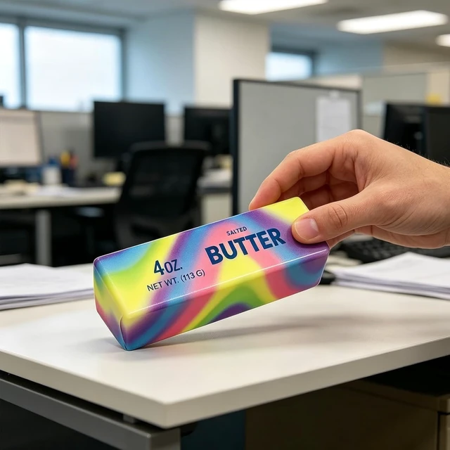 Alt view image 5 of 6 - Soft Butter Stick Fidget Toy,Slow Rebound Cute Butter Squeeze Stress Balls, Slow Rising Portable Squishy for Adults Anxiety & Stress Relief, Sensory Gifts for Office, Home (Colorful)