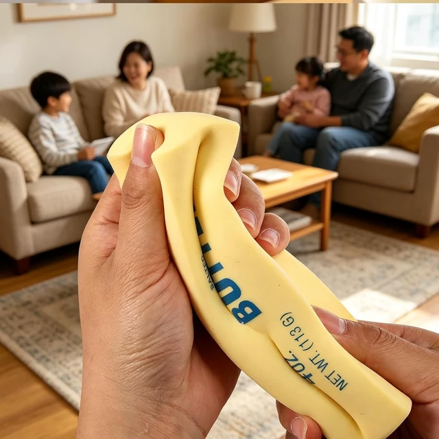 Alt view image 6 of 6 - Soft Butter Stick Fidget Toy,Slow Rebound Cute Butter Squeeze Stress Balls, Slow Rising Portable Squishy for Adults Anxiety & Stress Relief, Sensory Gifts for Office, Home (Colorful)