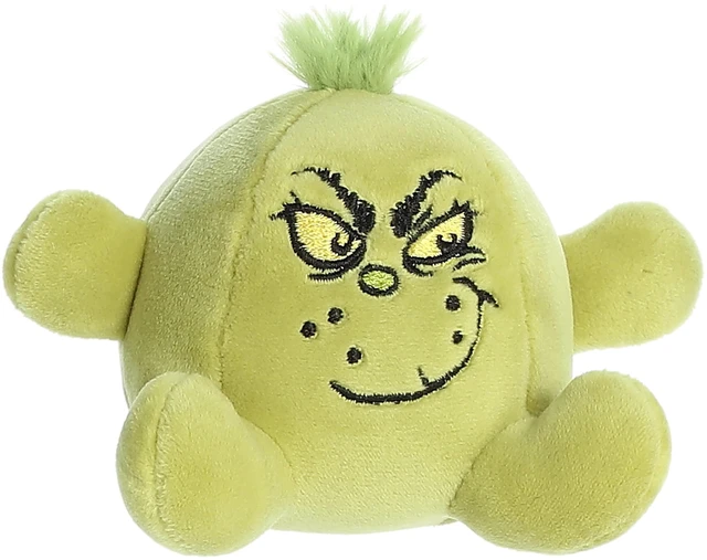 Main image of Whimsical Dr. Seuss Stress Ball Grinch: Feelin' Grinchy Stuffed Animal - Magical Storytelling - Officially Licensed - Green 3.5 Inches