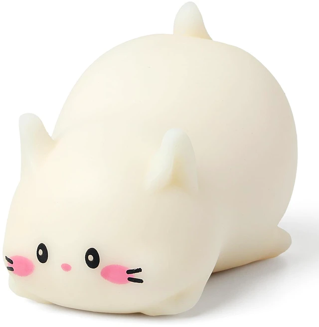 Main image of Balls, Cute Cat Figurines Squishy Balls for Adults Stress Relief | Sensory Fidget Balls, Squishy Animal Collectible Figurines, Dough Squishies Squeeze balls, Party Favors for Adults