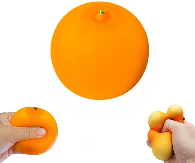 Main image of Squishy, Fast Rebound Fidget Stress Relief Realistic Fruit Squeeze Toy, Anxiety Sensory Stress Squishy Hand Toys, Soft Simulation Fruit Stress Relief Balls, Calming Adults Fidget Toys