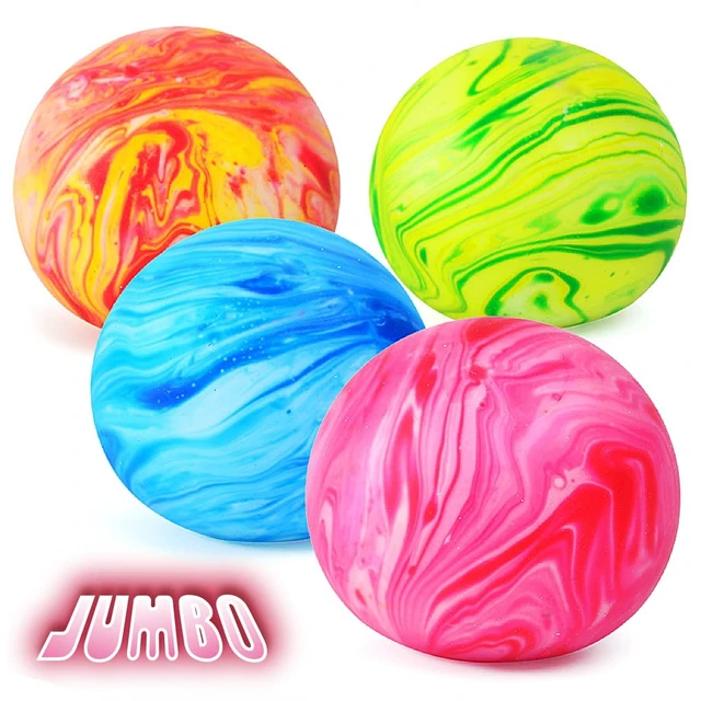 Alt view image 5 of 6 - Squishy Stress Balls - Squishy Dough Ball for Miniature Figurines | Jumbo Stress Dough Ball, Novelty Squishy Stress Ball Gifts for Adults, Party Favors, Desk Decor (Pink)