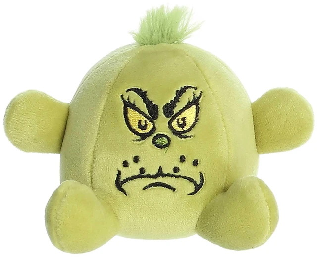 Main image of Whimsical Dr. Seuss Stress Ball Grinch: You're A Mean One Stuffed Animal - Magical Storytelling - Officially Licensed - Green 3.5 Inches