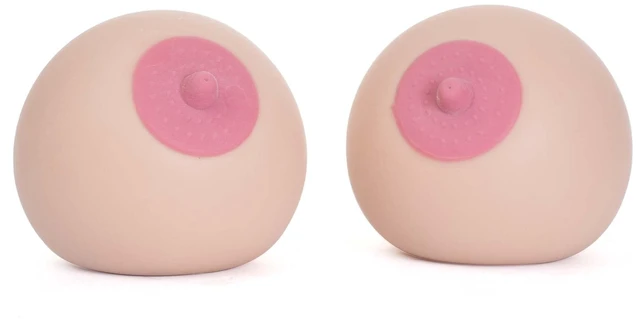 Main image of Balls 2 Packs Stress Relief Tricky Fake Toys Gifts for Husband Friend for Valentines Hand Therapy Sensory Squishy Ball