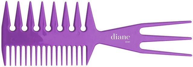 Main image of 3-in-1 Styling Comb for Detangling, Parting, Lifting, and Shaping, Ideal for All Hair Types, Purple