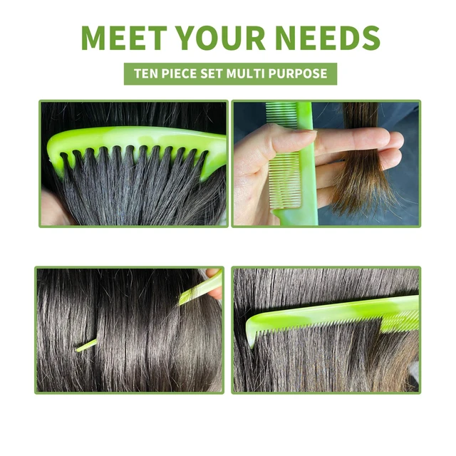 Alt view image 5 of 5 - Hair Combs, Comb Set, Hair Combs for Women and Men, Coarse, Fine Dressing Comb