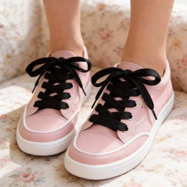 Alt view image 5 of 6 - 2 Pairs 5/8" Fat Shoe Laces for Sneakers, Jumbo Laces, 16mm Wide Flat Shoelaces for Athletic Shoes