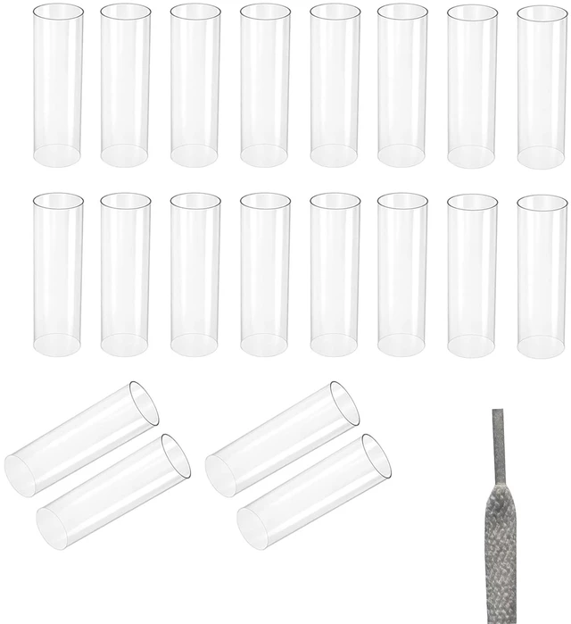 Main image of Aglets for Shoelaces,20pcs Sneaker Shoe Lace Shortening Repair Aglet Tips,Clear Shoe Lace Ends Tips with Good Heat Shrinkage,Compatible with Most Sneaker Shoes