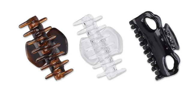 Alt view image 2 of 2 - 2-Loop Jaw Clips, 6-CM Assorted Colors, 3-Count per Pack (1-Pack)
