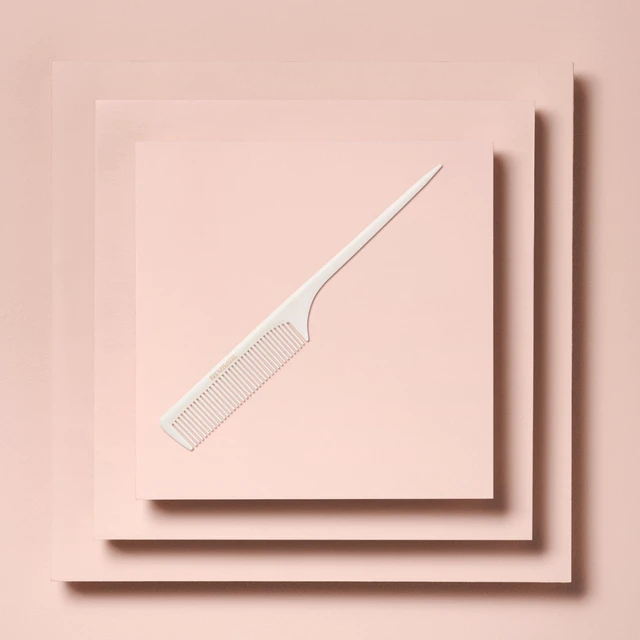 Alt view image 6 of 7 - Section & Style Rat Tail Comb, Fine-Tooth Teasing & Sectioning Comb for Precision Parting, Smoothing, Lifting & Creating Sleek Buns, Ponytails, Braids & Updos, Hair Combs for Women