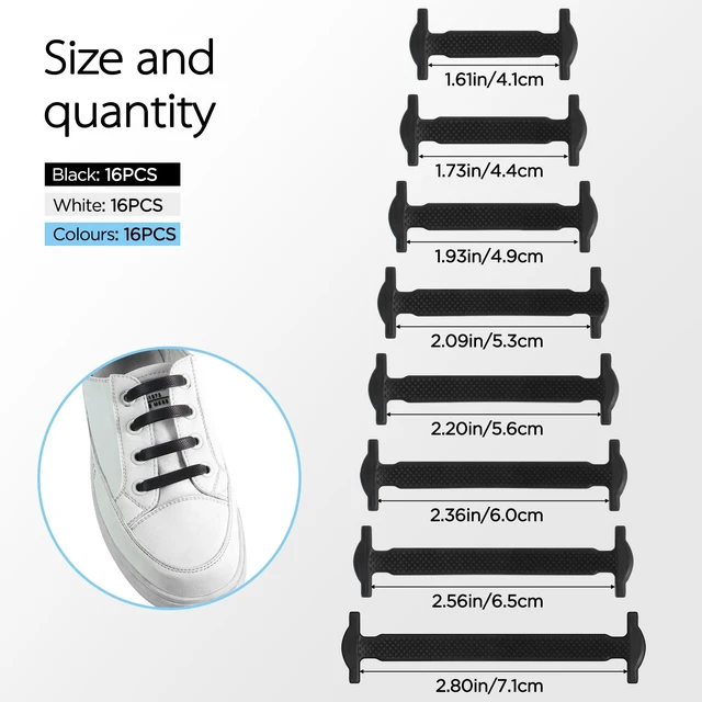 Alt view image 2 of 7 - 3 Pairs No Tie Shoelaces, Elastic Silicone Stretch Lazy Shoe Laces | No Tie Shoe Laces,Shoe Lace Replacement,Universal Compatibility,Quick Slip-On Convenience,Slip-On Shoelaces