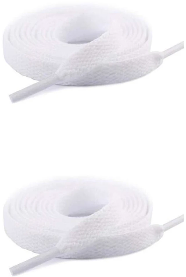 Main image of 1 Pair Shoelaces Shoe Strings for Kids and Adults (47 Inch, White)