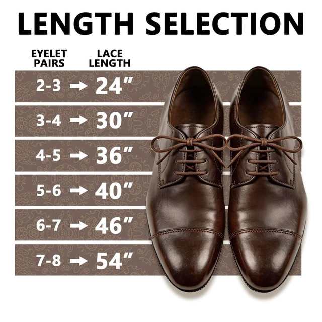 Alt view image 2 of 6 - 2 Pairs Shoe Laces for Dress Shoes Round Shoelaces Cotton Waxed Oxford Shoe Laces Boot Strings Dark Brown
