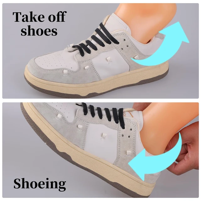 Alt view image 4 of 7 - No Tie Shoe Laces Stretchy Silicone Elastic Lazy Shoelaces Rubber Flat Shoe Ties One Size Fits All Kids Adults Sports Sneakers (Black)