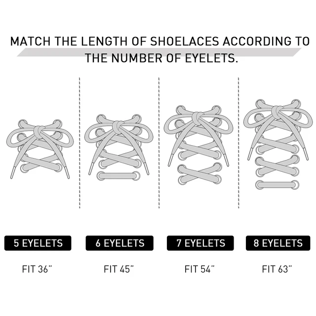 Alt view image 6 of 7 - 2 Pairs 5/16" Flat Elastic Shoe Lace, Stretch Shoelaces White, 54" | 8mm Stretchy Shoe Strings Replacement for High Top, Low Top Sneakers, Tie Once, Slip On Convenience, Easy Slip-on Fit