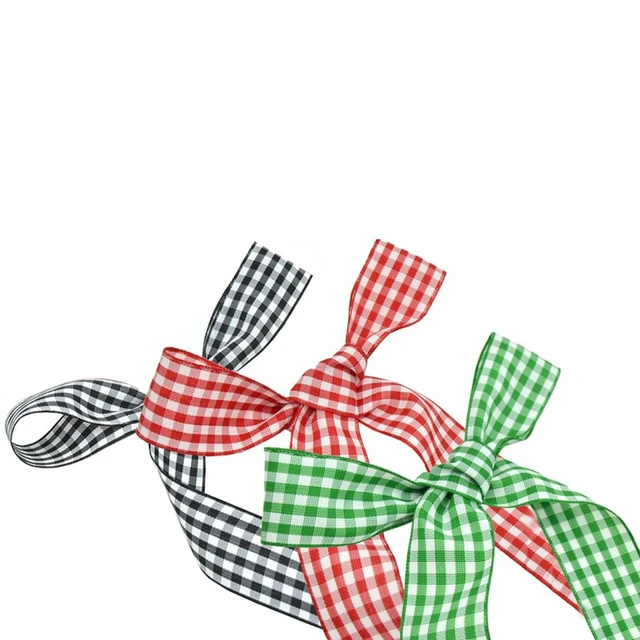 Alt view image 6 of 7 - Flat Checkered Shoelaces, Gingham Ribbon Shoe Laces No.24, 47" | Flat Plaid Shoe Laces for Women Sneakers, 1 Inch Wide, Non-Stretch Nylon, Replacement for Canvas Boots, Gift Decorative Strap