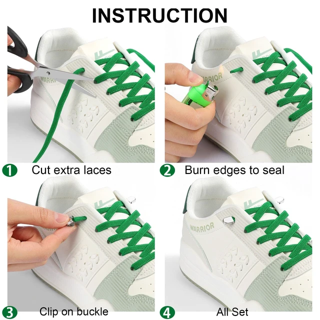 Alt view image 4 of 7 - Running Shoes (Black 39IN) | Stretchy laces no tie slip-on design, easy install & adjustable; 15 colors, 32"-63" lengths for sneakers, kids and adults.