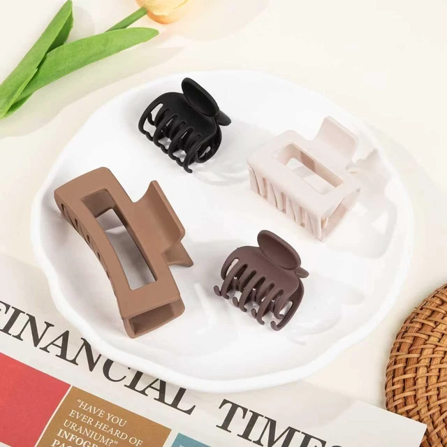 Alt view image 6 of 7 - Hair Clips for Women 3 Styles Small Medium Large Claw Clips for Thin Thick Hair, Strong Hold Non-Slip Matte Hair Accessories