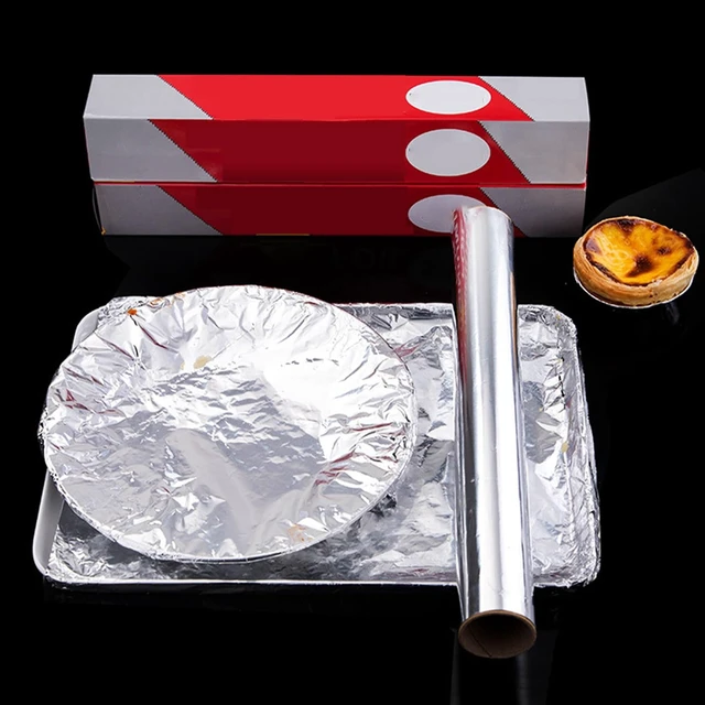 Alt view image 3 of 7 - Aluminum Foil Roll, Heavy Duty Aluminum Foil Roll Thick Strong Tinfoil Paper Grilling Tinfoil Wrap for Cooking, Baking, Grilling, and Roasting
