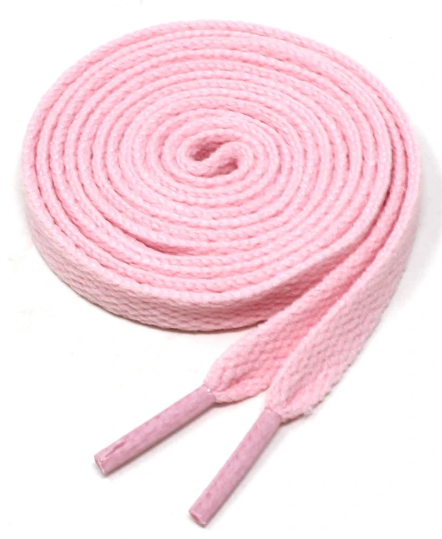 Main image of Flat Shoelaces 5/16" Wide For Sneakers and Shoes (Light Pink-63) | For Athletic Sneakers Boots & Shoes - 27"-72" Length Shoe Laces