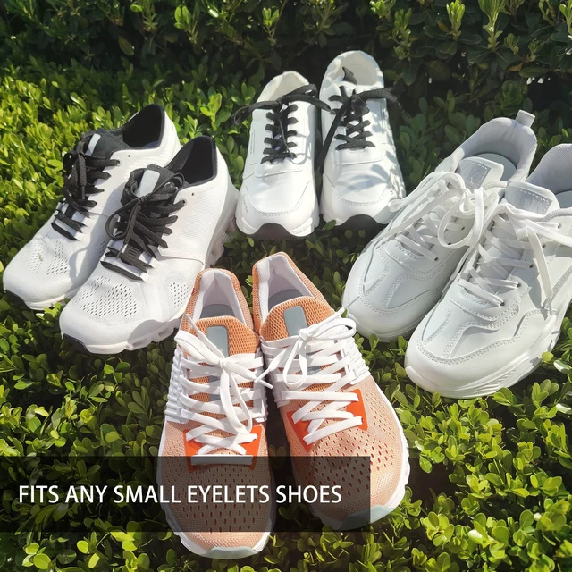 Alt view image 4 of 7 - 2 Pairs 1/4"(6mm) Flat Thin Shoe Laces for On Cloud, Black, 47in | Polyester, Athletic Shoelaces Shoe Strings Replacement Laces for Running Sneakers