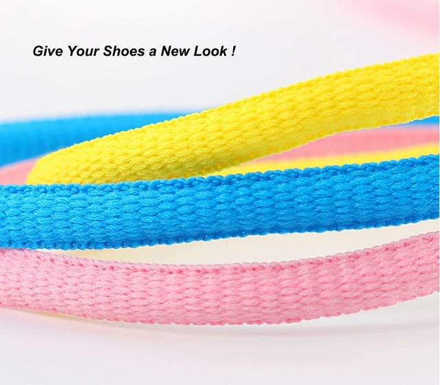 Alt view image 7 of 7 - [2 Pairs Half Round Shoe Laces 1/4" Width 30"-72" Length 22 Color Oval Shoelaces Grey 48"(122 cm)