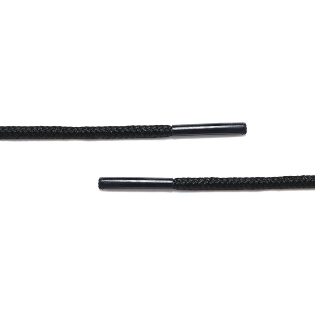 Alt view image 5 of 5 - 2 Pair Shoelaces Round Athletic Shoes Lace for Boot Laces Shoelaces and Multiple Shoe Types Replacements(45" inches (114 cm), Black)