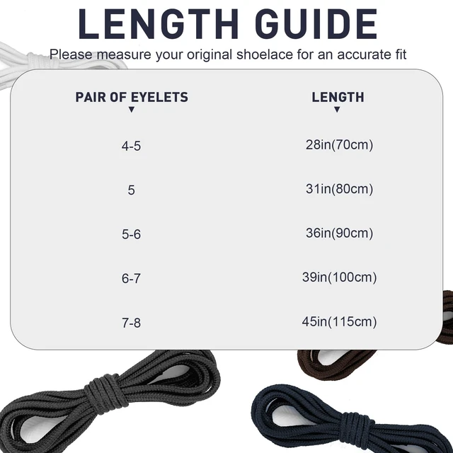 Alt view image 6 of 7 - Polyester Golf Shoelaces for FootJoy Premiere Serie, White, 39" | 3/32"(2.5mm) Thin Round Dress Oxford Shoe Lace Replacement Strings