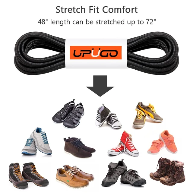 Alt view image 3 of 7 - Elastic Shoe Laces, No Tie Shoe Laces for All Ages, One Size Fit All | Comfortable for Men, Women, Seniors