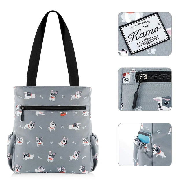 Alt view image 4 of 7 - Floral Tote Bag - Waterproof Lightweight Handbags Travel Shoulder Bag for Hiking Yoga Gym Swimming Travel Beach