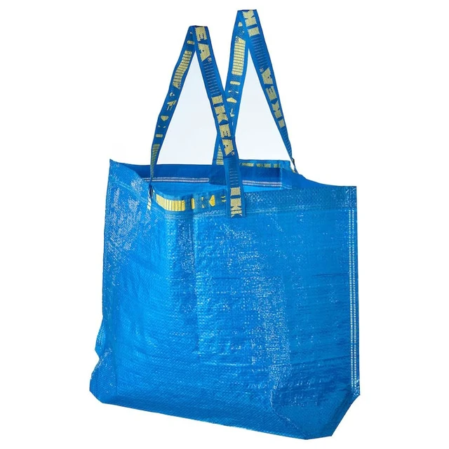 Alt view image 3 of 5 - 603.017.07 FRAKTA Medium Shopping Bags (Set of 6), Blue, 55 lb Max. Load, 10 Gallon Volume, Easy to Keep Clean, Takes Up Little Space to Store as It Folds Flat