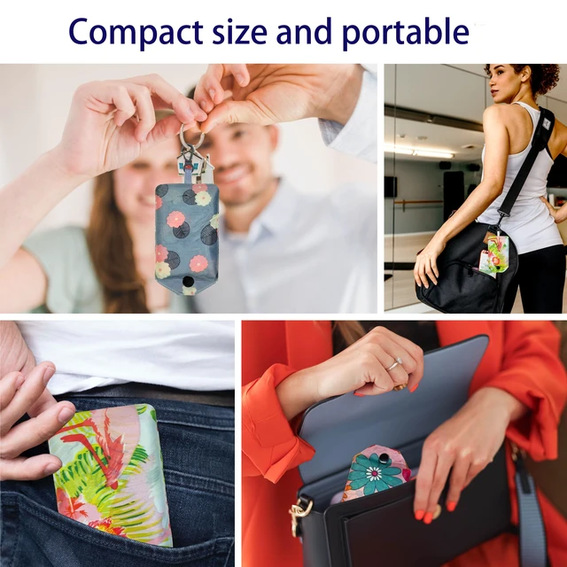 Alt view image 2 of 7 - 6 Pcs Reusable Shopping Bags, Foldable Grocery Bags in Pocket, Eco-friendly Travel Recycle Shopping Bags,Waterproof and Machine Washable, for Daily Shopping Supplies load